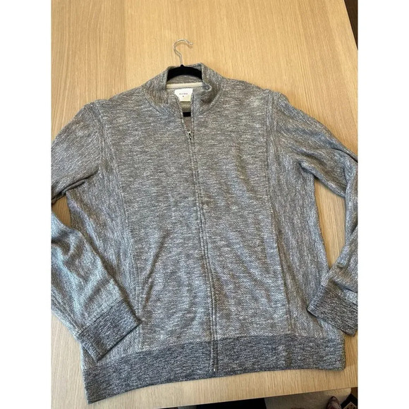 Billy Reid Mens Cardigan With Zipper Gray Size XL Super Soft - Picture 8 of 14